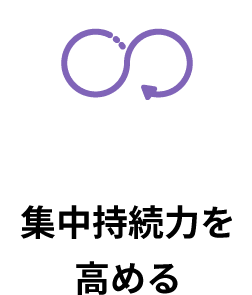 集中持続力を高める